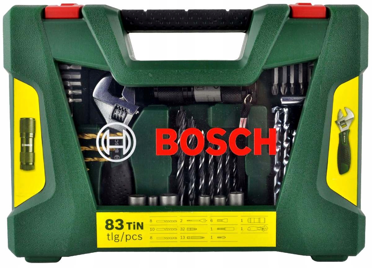 Sada vrtákov a bitov Bosch V-LINE, 83 kusov